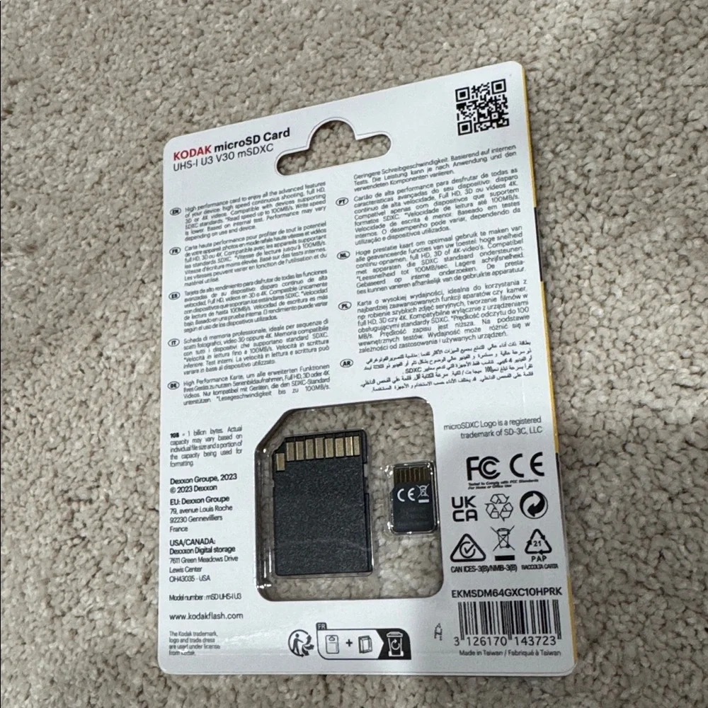 NEW Kodak Charmera Blindbox plus Kodak NEW microSD card